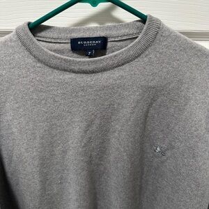 Burberry Gray Crewneck Sweater